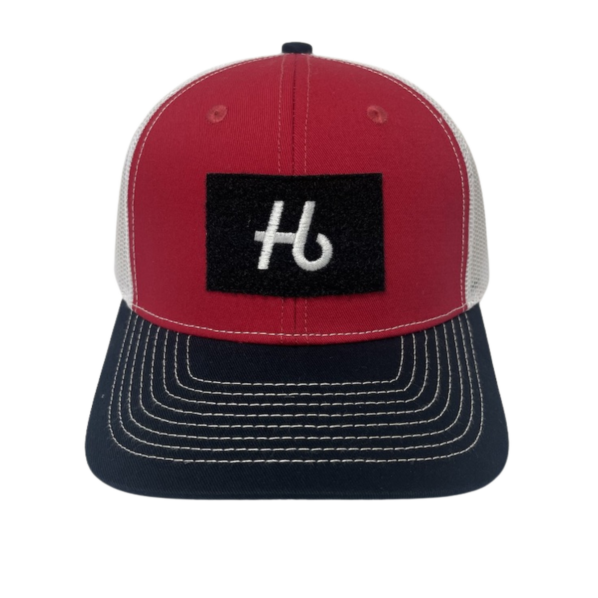 Retro Trucker Hat - Red/White