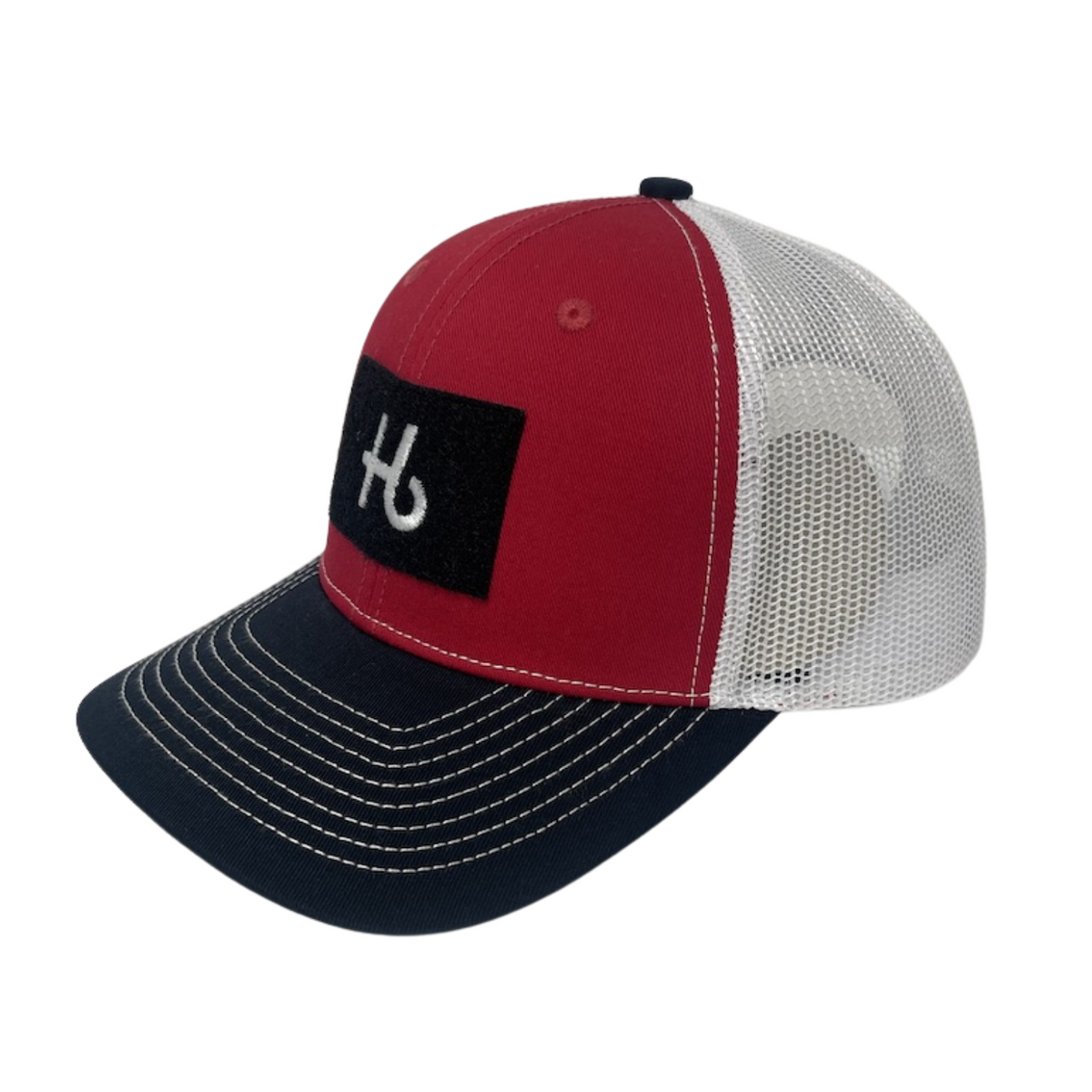 Retro Trucker Hat - Red/White