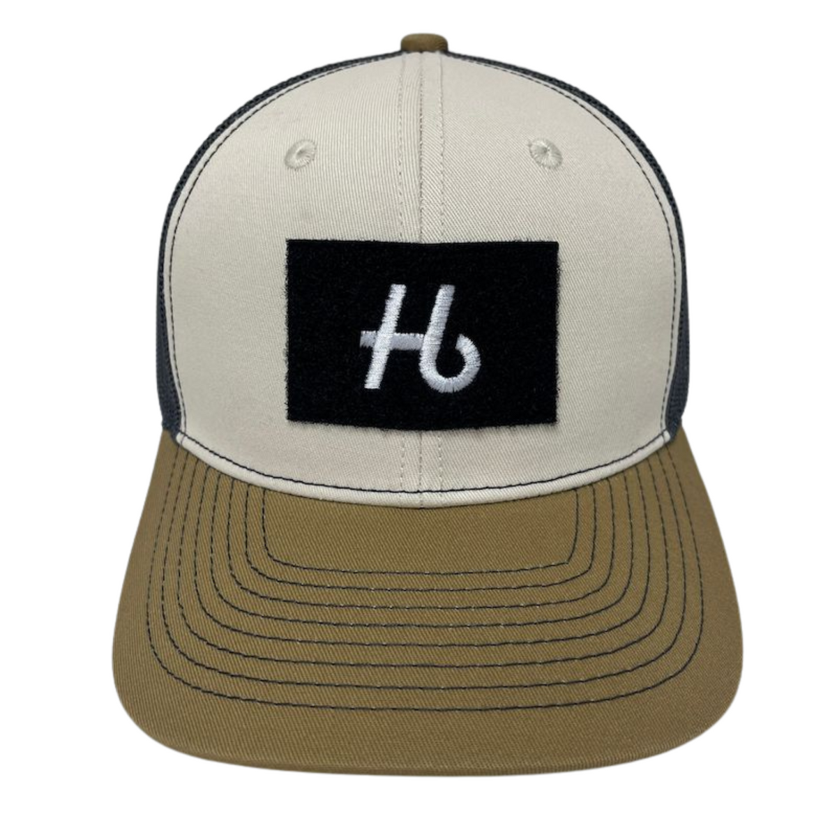 Retro Trucker Hat - Mustard/White