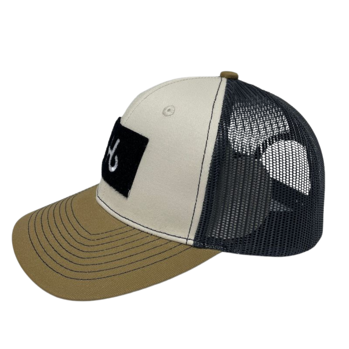 Retro Trucker Hat - Mustard/White