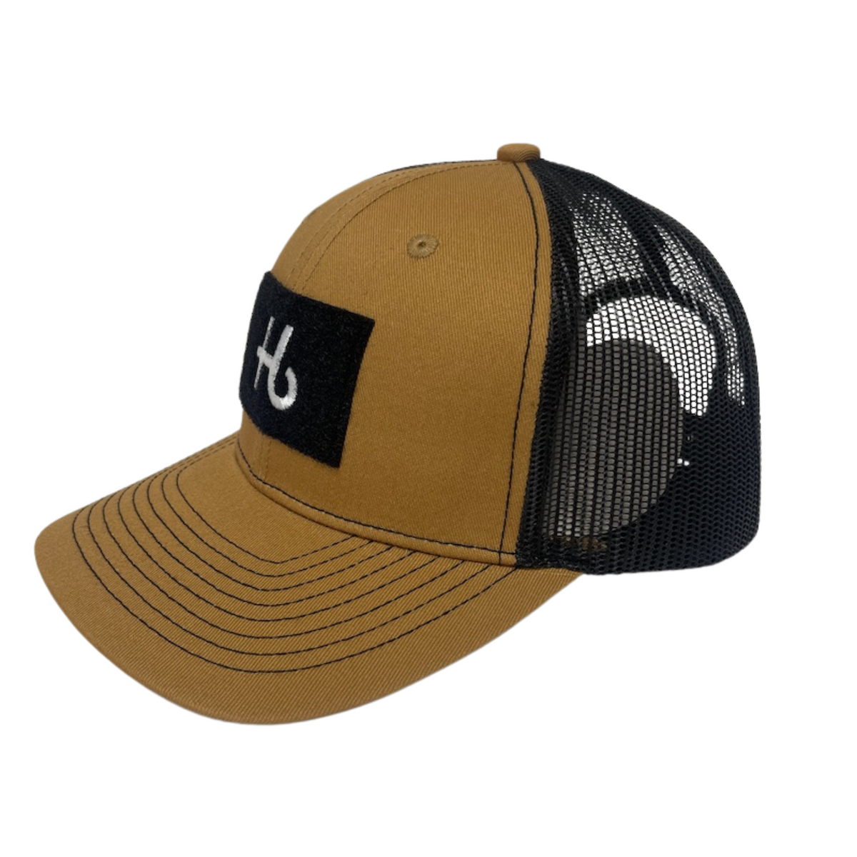 Retro Trucker Hat - Brown/Black