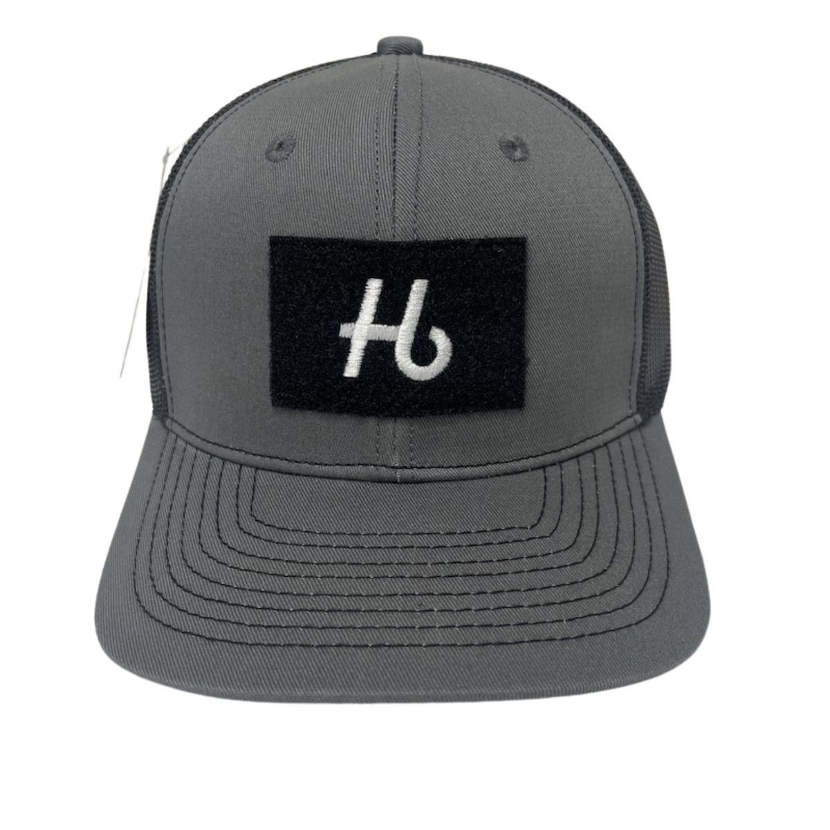 Retro Trucker Hat - Black/Charcoal