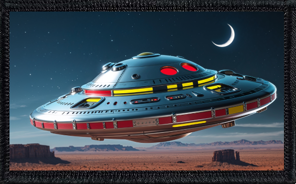 1950s Retro Flying Saucer