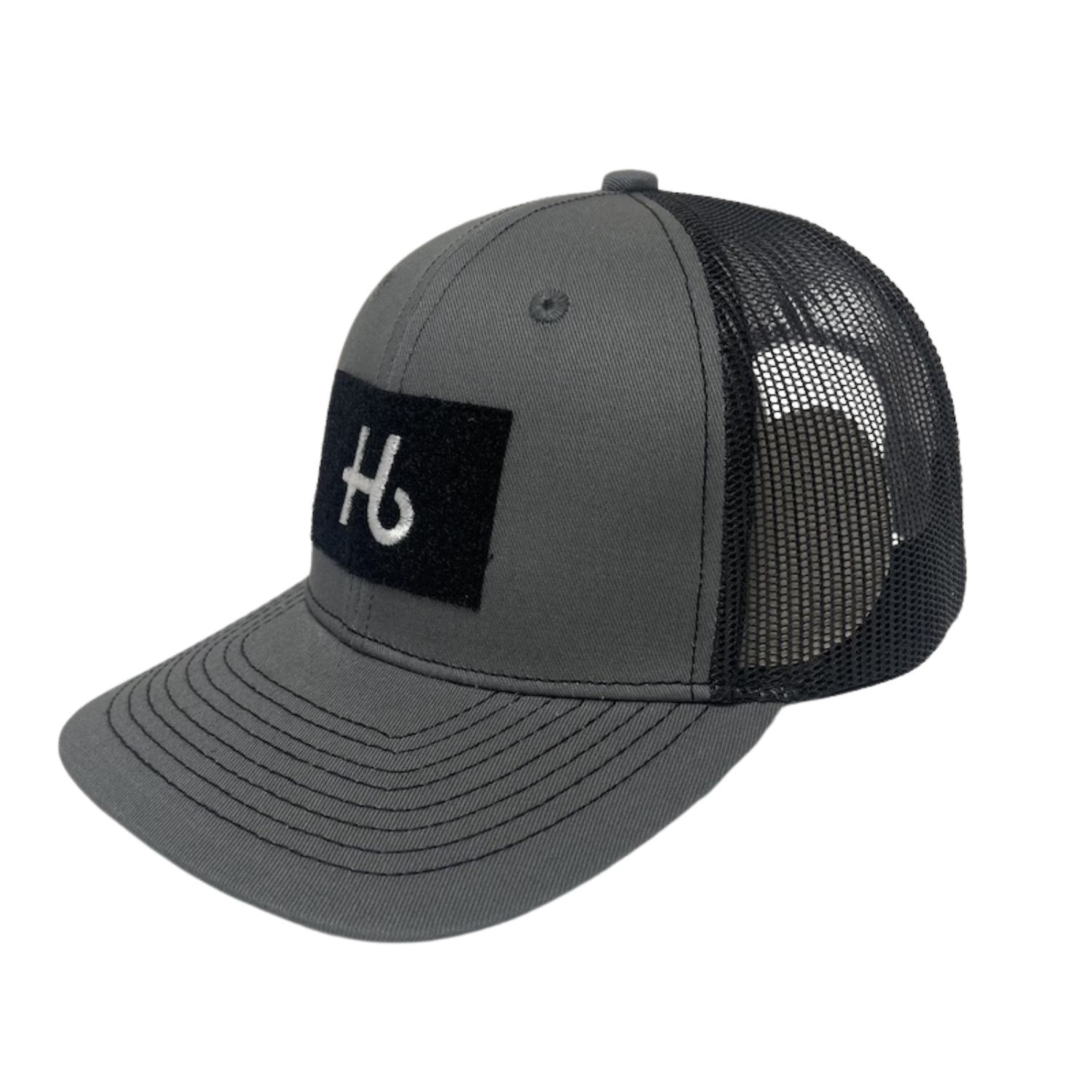 Retro Trucker Hat - Black/Charcoal