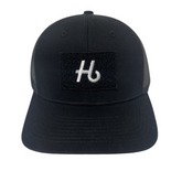 Retro Trucker Hat - Black