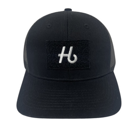 Retro Trucker Hat - Black
