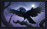 Dark And Ominous Raven