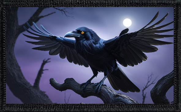 Dark And Ominous Raven