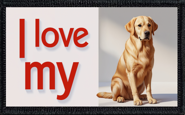 I Love My Golden Labrador