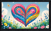 Heart In A Field Of Flowers