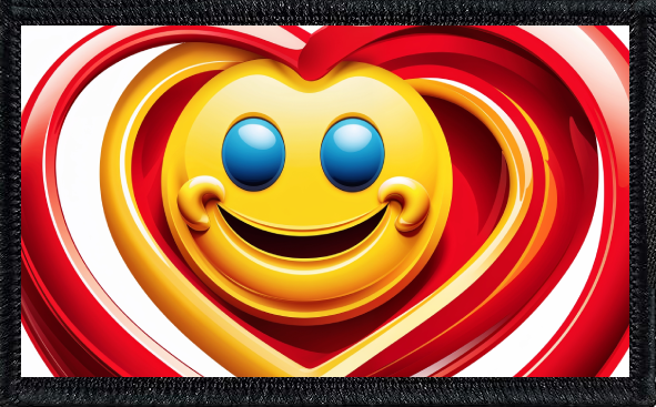 Smiley Face Inside A Heart