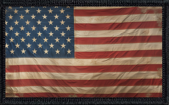 USA Faded Flag