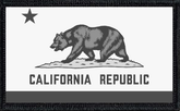 California State Flag Black and White