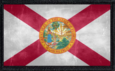 Florida State Flag Distressed