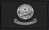 Idaho State Flag Black and White