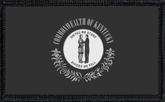 Kentucky State Flag Black and White