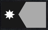 Minnesota State Flag Black and White
