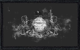Pennsylvania State Flag Black and White Distressed