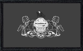 Pennsylvania State Flag Black and White