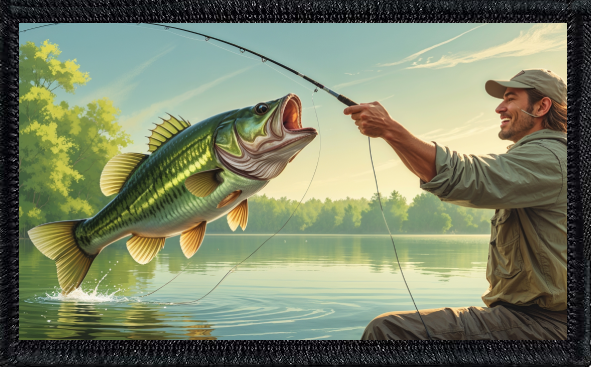 Reeling In Largemouth Bass