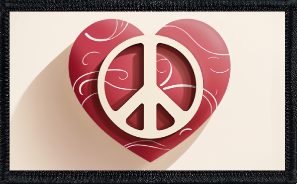 Peace Symbol Inside Heart