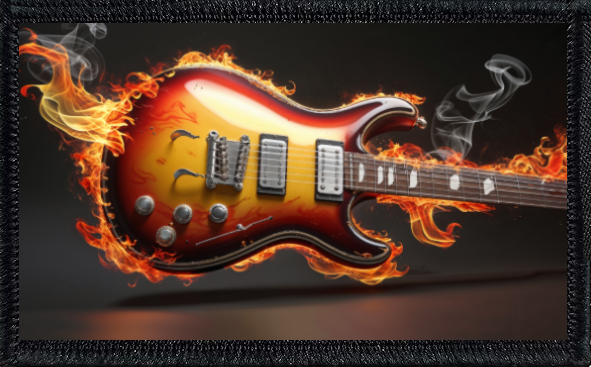 Flaming Guitar