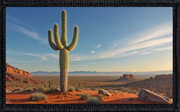 Cactus In Desert