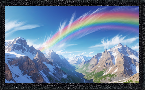 Rainbow Over Mountain 2