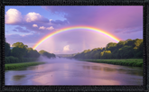 Rainbow Over River 2
