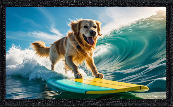 Surfing Dog