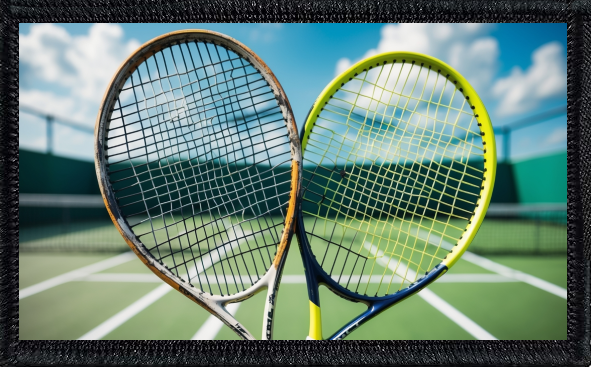 Crossed Tennis Rackets