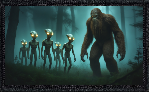 Aliens and Sasquatch 1