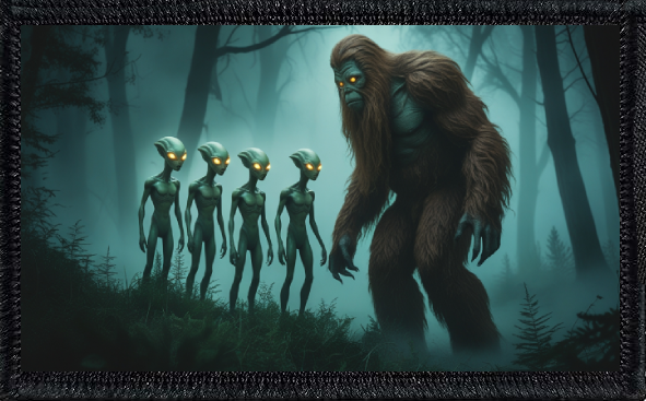Aliens and Sasquatch 2