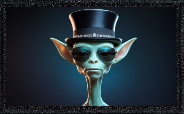 Alien With Top Hat 1