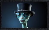 Alien With Top Hat 2