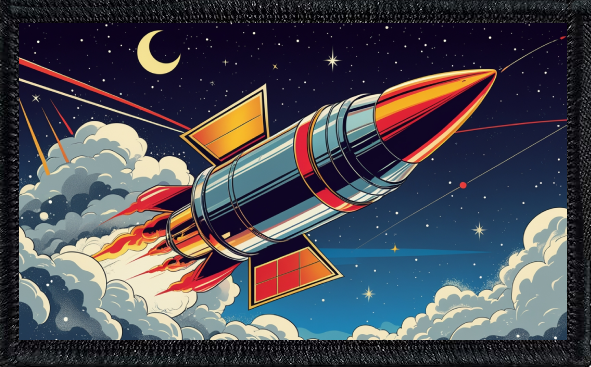 1960s Retro Rocket