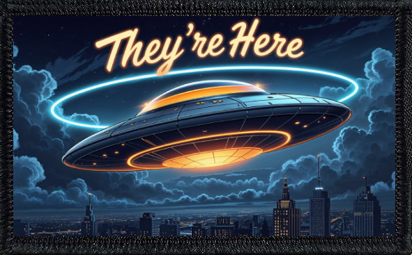 They're Here - Flying Saucer