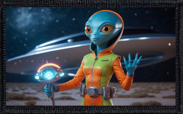 Retro Alien