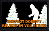 Bigfoot Doesn't Believe in You Either