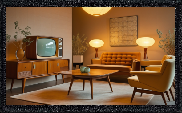 Mid-Century Modern Living Room 2