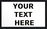 Your Text Here Black Lettering On White Background