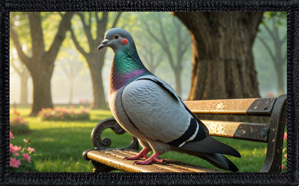 Pigeon In The Park